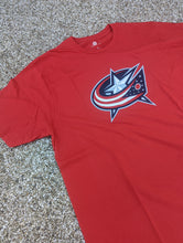 Load image into Gallery viewer, NHL Logo Crew T-Shirt : Columbus Blue Jackets
