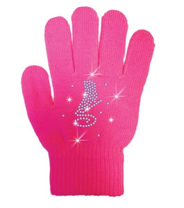 Chloe Noel Gloves with Crystal Design