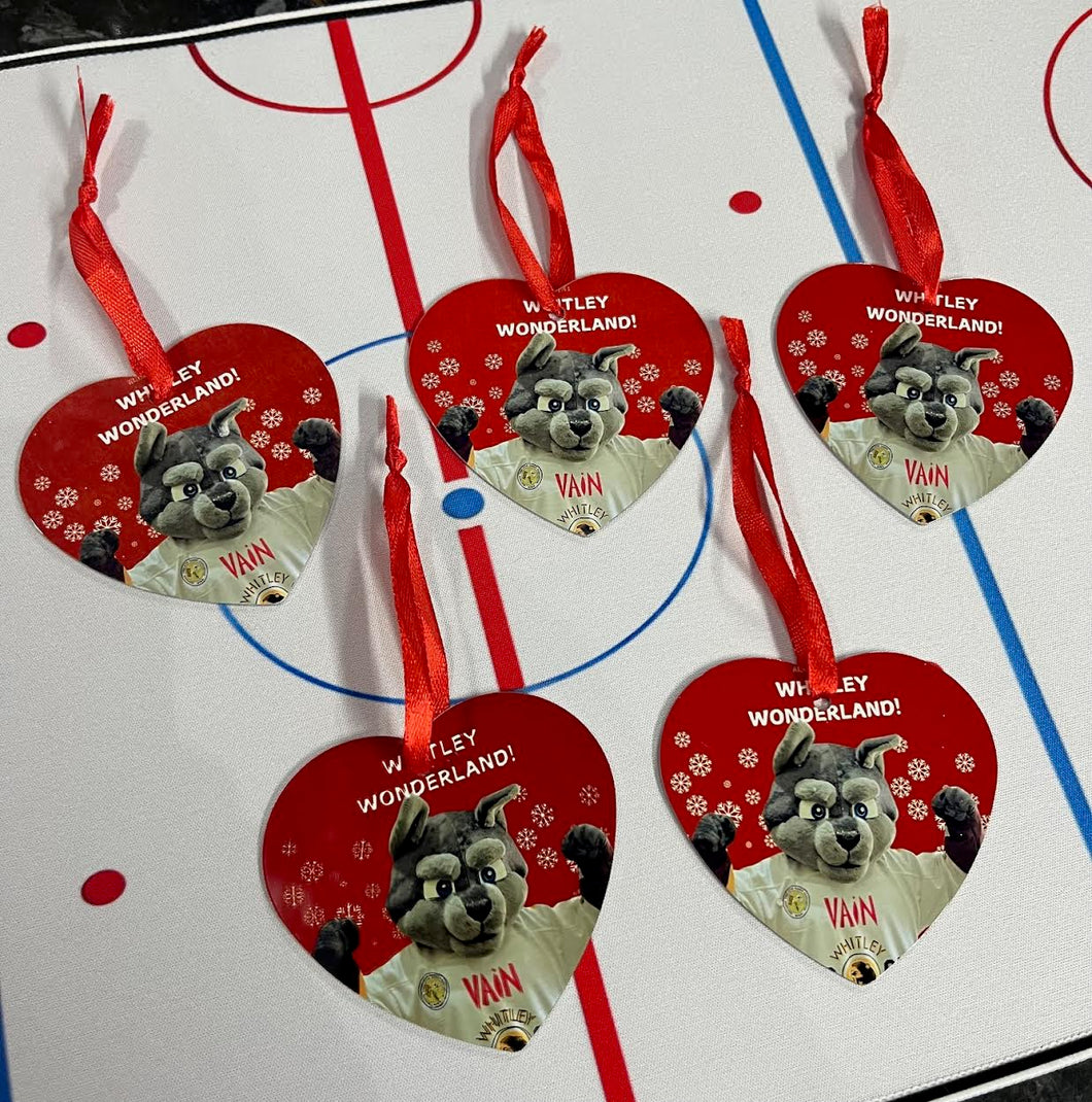 Whitley Warriors Whitley Wolf Christmas Tree Decoration