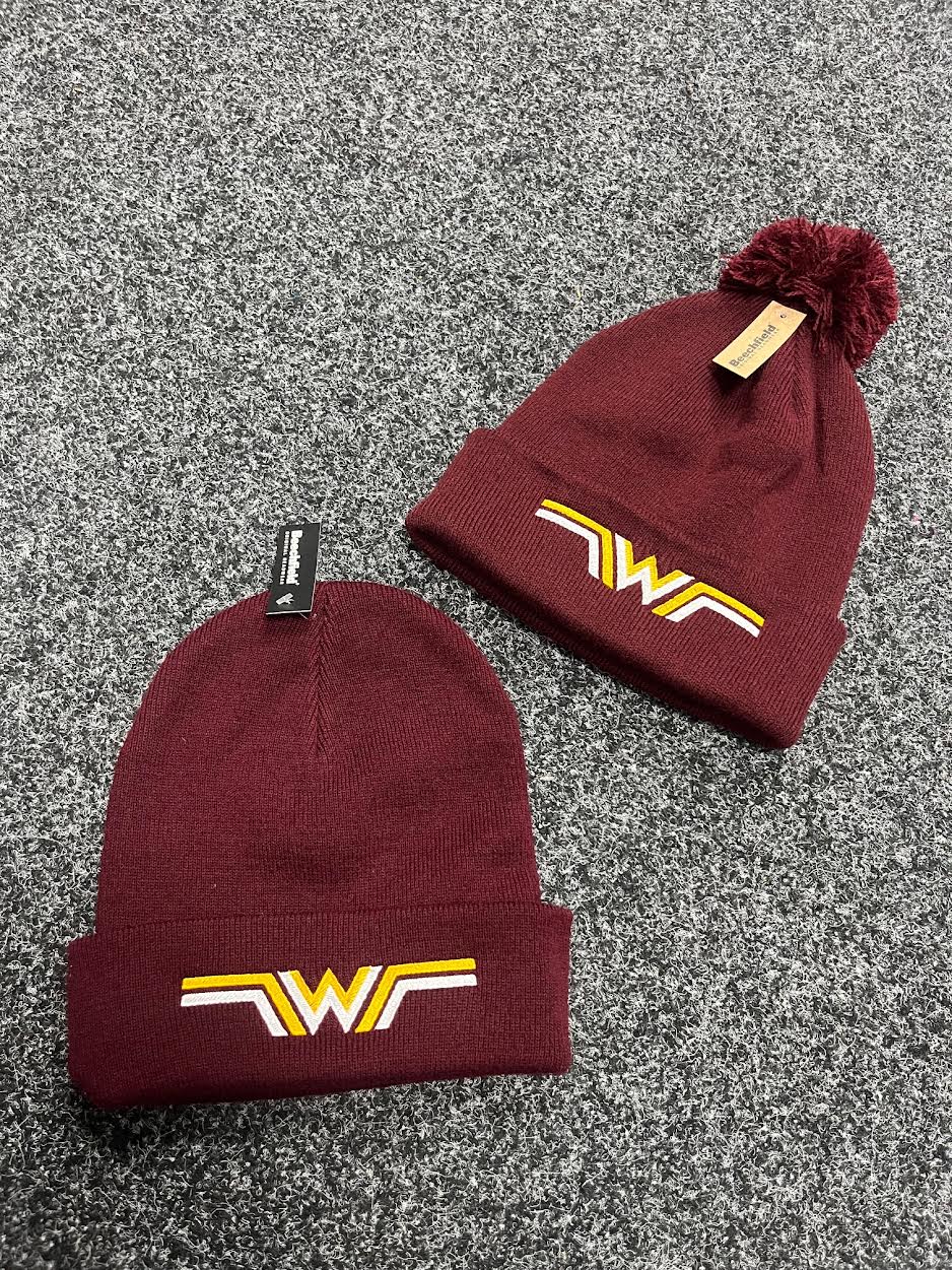 *NEW* 2025/26 Whitley Warriors 'W' Beanie & Bobble Hat