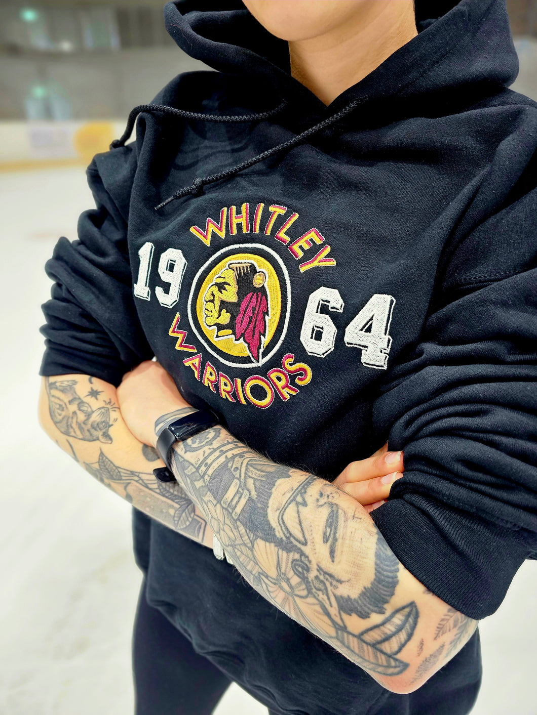 *NEW* Whitley Warriors Hoodie in Black