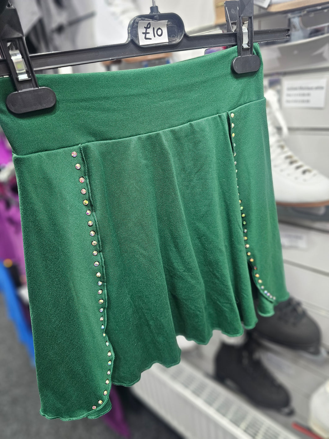 Ice Skating Skirt with Crystals