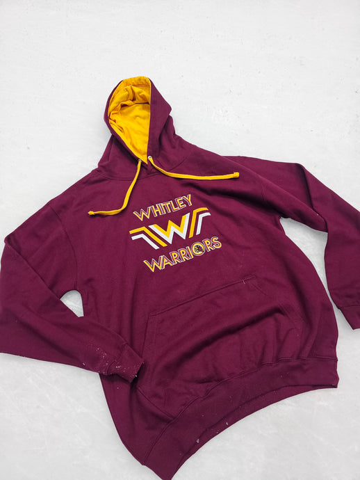 *NEW* Whitley Warriors Hoodie in Maroon and Gold