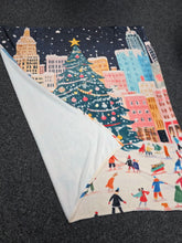 Load image into Gallery viewer, Christmas Ice Skating Blanket