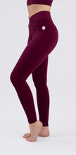 Load image into Gallery viewer, Intermezzo 5565 Garnet/Burgandy Skating Pants/Leggings