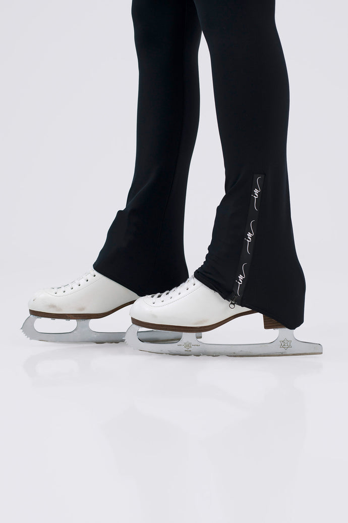 Intermezzo 5570 Black Legging with Zip Design