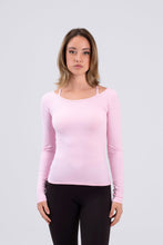 Load image into Gallery viewer, Intermezzo 6660 Cross Ice Skating Top in Baby Pink