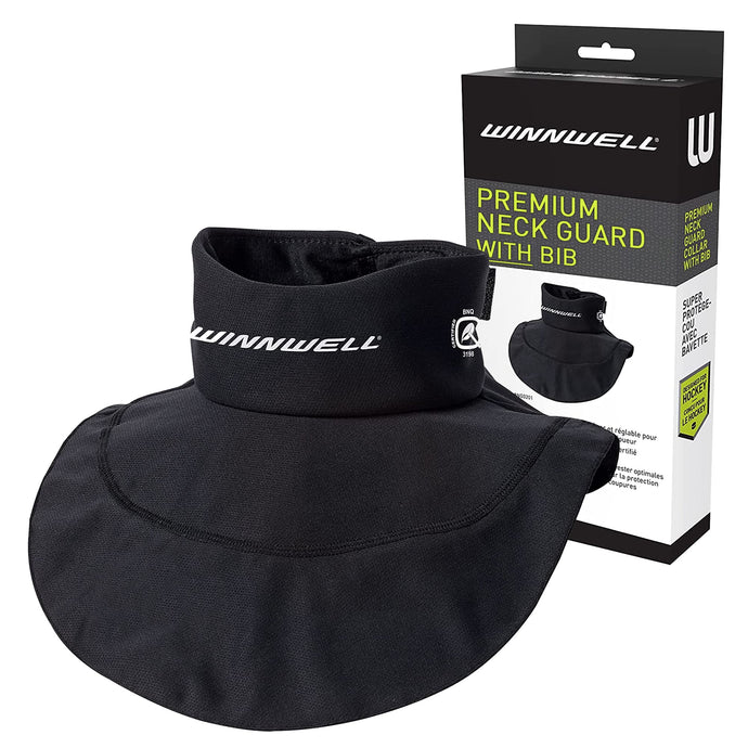 Winnwell Ice Hockey Premium neck guard with bib