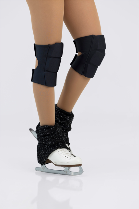 *NEW* Intermezzo 9114 Ice Skating Black Knee Pads