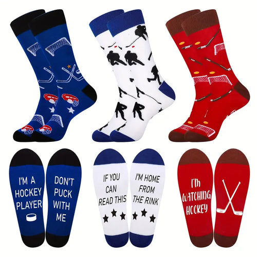 Ice Hockey Novelty Socks