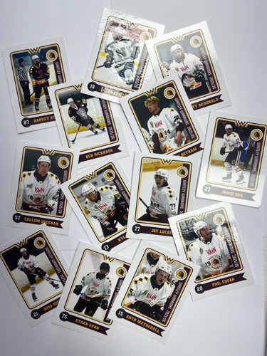 2025/26 Whitley Warriors Team Player Ice Hockey Cards