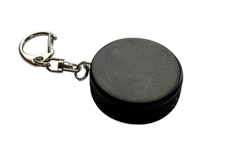 Ice Hockey Puck Keyring