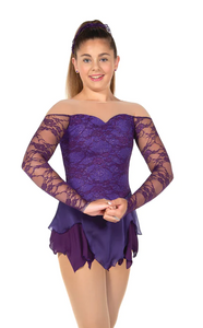 Jerry's 41 Botanical Lace Dress in Purple Lotus