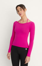 Load image into Gallery viewer, Intermezzo 6660 Cross Ice Skating Top in Fuschia