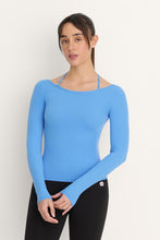 Load image into Gallery viewer, Intermezzo 6660 Cross Ice Skating Top in Turquoise