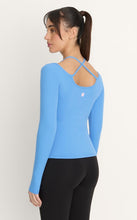 Load image into Gallery viewer, Intermezzo 6660 Cross Ice Skating Top in Turquoise