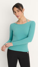 Load image into Gallery viewer, Intermezzo 6660 Cross Ice Skating Top in Green Apple