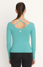 Load image into Gallery viewer, Intermezzo 6660 Cross Ice Skating Top in Green Apple