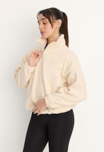 Load image into Gallery viewer, Intermezzo 6681 Ilse Oversized Fleeced Jacket in Ivory