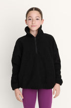 Load image into Gallery viewer, Intermezzo 6681 Ilse Oversized Fleeced Jacket in Black