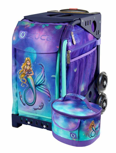 Zuca Sports Bag Insert with Lunchbox  - Mermaid Magic