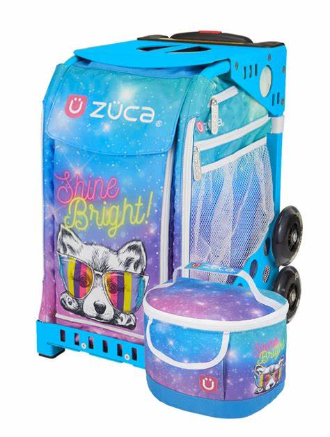 Zuca Sports Bag Insert with Lunchbox  - Shine Bright