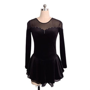 DLV04 BB Velvet Double Layer Mesh Skirt Dress by Chloe Noel