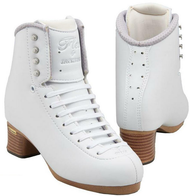 Jackson FS2000 Flex White Figure Skate Boots