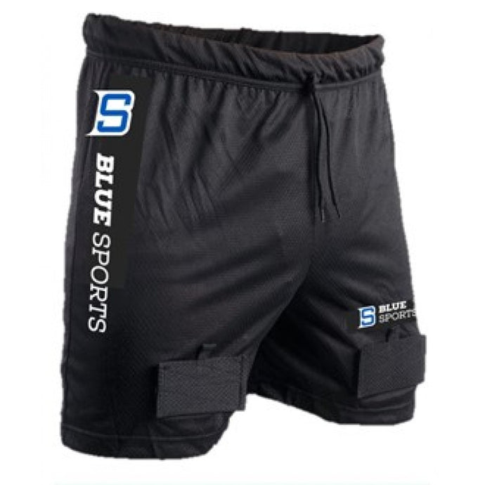 Blue Sports Mesh Jock Shorts