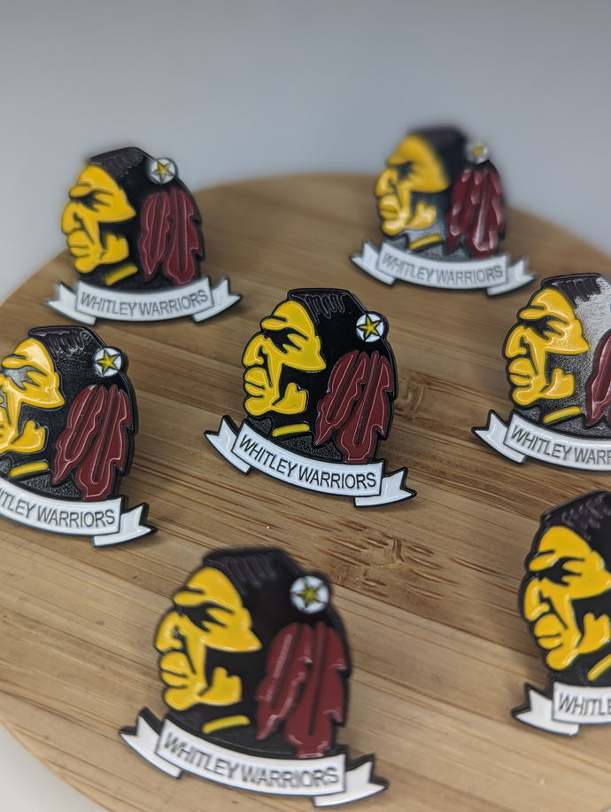 Whitley Warriors Pin Badges