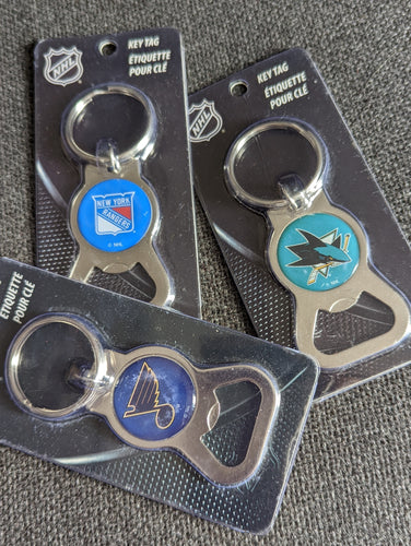 NHL Key tag/Bottle opener