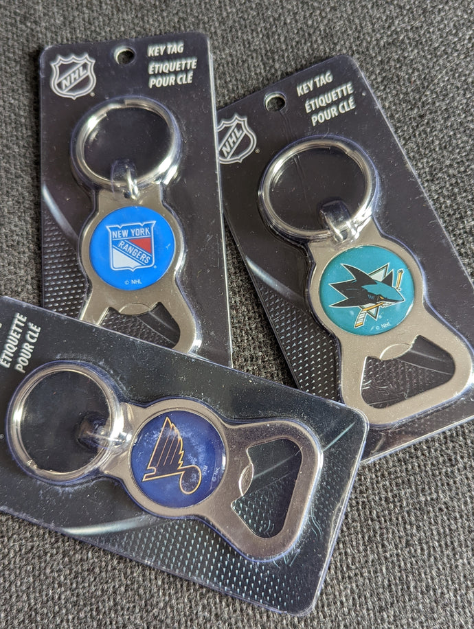 NHL Key tag/Bottle opener