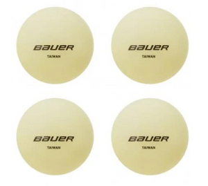 Bauer Glow in The Dark Hockey Ball-4 pack