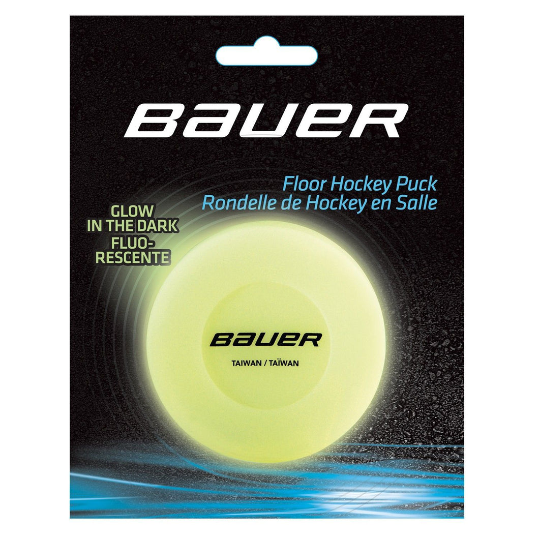 Bauer Glow in the Dark Hockey puck