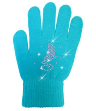 Load image into Gallery viewer, Chloe Noel Gloves with Crystal Design