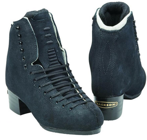 Jackson DJ5862 Supreme Suede Black Figure Skate Boots
