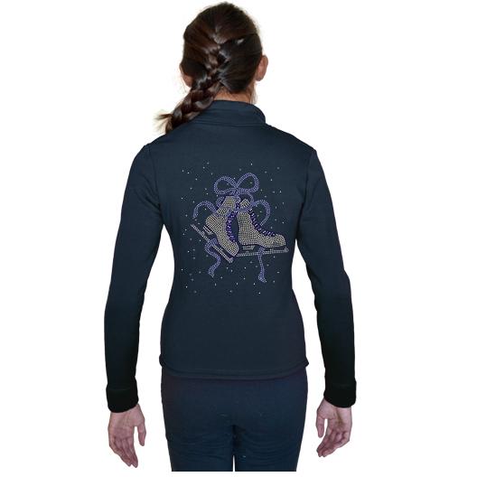 Chloe Noel Ribbon Skates Blue Polartec® Fleece Jacket
