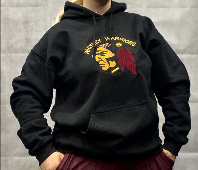 Whitley Warriors Ice Hockey Hoodie- Black
