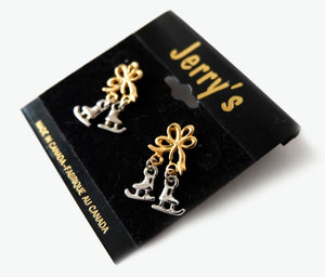 Jerry's Bow and Skate earrings